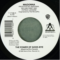 Madonna The Power Of Good-Bye / Mer Girl USED VINYL 7INCH 45 RPM