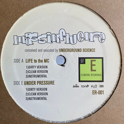 Mass Influence Life To The MC / Under Pressure USED VINYL 12INCH