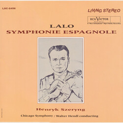 Édouard Lalo / Henryk Szeryng / Chicago Symphony Orchestra / Walter Hendl Symphonie Espagnole Vinyl LP USED