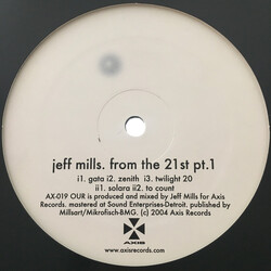 Jeff Mills From The 21st Pt. 1 USED VINYL 12INCH 33 S RPM