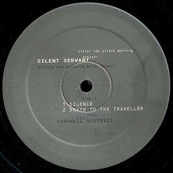 Silent Servant The Silent Morning USED VINYL 12INCH 33 S RPM 45 RPM
