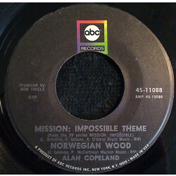 Alan Copeland Mission: Impossible Theme / Norwegian Wood USED VINYL 7INCH 45 RPM SINGLE
