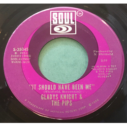 Gladys Knight And The Pips It Should Have Been Me Vinyl 7" USED
