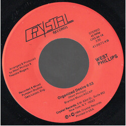 West Phillips Organized Desire USED VINYL 7INCH 45 RPM