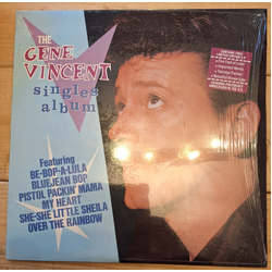 Gene Vincent The Gene Vincent Singles Album Vinyl LP USED