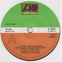 Average White Band If I Ever Lose This Heaven USED VINYL 7INCH 45 RPM STEREO