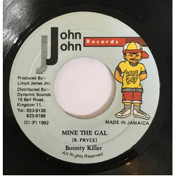 Bounty Killer Mine The Gal USED VINYL 7INCH SINGLE