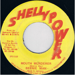 Beenie Man Mouth Murderer USED VINYL 7INCH 45 RPM SINGLE