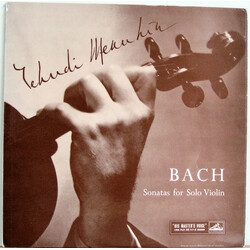 Yehudi Menuhin / Johann Sebastian Bach Sonatas For Solo Violin, Volume 3 Vinyl LP USED