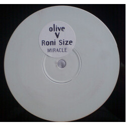 Olive / Roni Size Miracle USED VINYL 12INCH SINGLE SIDED PROMO WHITE LABEL