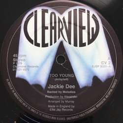 Jackie Dee (3) / Speedy (13) Too Young / Smile USED VINYL 12INCH 45 RPM