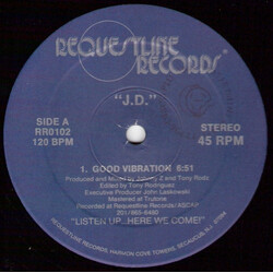 J.D. (4) Good Vibration USED VINYL 12INCH 45 RPM