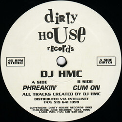 DJ HMC Phreakin' USED VINYL 12INCH 45 RPM STEREO