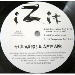 Izit The Whole Affair USED VINYL 12INCH 33 S RPM PROMO
