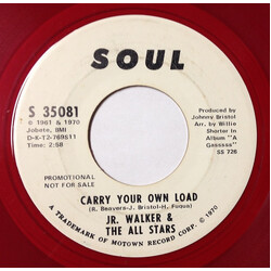 Junior Walker & The All Stars Carry Your Own Load USED VINYL 7INCH 45 RPM PROMO