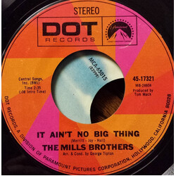 The Mills Brothers It Ain't No Big Thing USED VINYL 7INCH