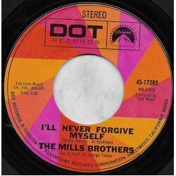 The Mills Brothers I'll Never Forgive Myself USED VINYL 7INCH 45 RPM SINGLE
