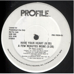 Fresh 3 MC's Have Your Heart / A Few Minutes More USED VINYL 12INCH PROMO 33 S RPM