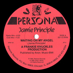 Jamie Principle Waiting On My Angel USED VINYL 12INCH 33 S RPM 45 RPM