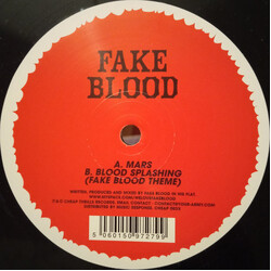 Fake Blood Mars USED VINYL 12INCH 45 RPM
