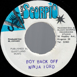 Ninja Ford Boy Back Off USED VINYL 7INCH 45 RPM
