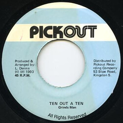 Grindsman Ten Out A Ten USED VINYL 7INCH 45 RPM