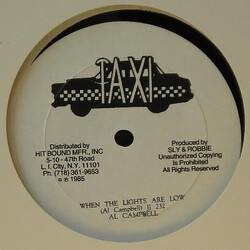 Al Campbell When The Lights Are Low Vinyl 12" USED