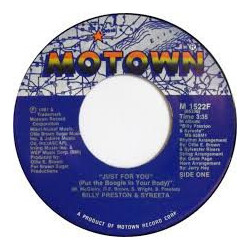 Billy Preston / Syreeta Just For You (Put The Boogie In Your Body) USED VINYL 7INCH 45 RPM SINGLE