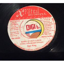 Jigsy King Bawl It Out Loud USED VINYL 7INCH 45 RPM SINGLE