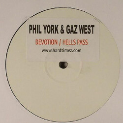 Phil York / Gareth West Devotion / Hells Pass USED VINYL 12INCH WHITE LABEL