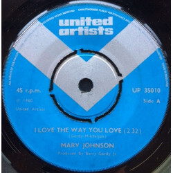 Marv Johnson I Love The Way You Love USED VINYL 7INCH 45 RPM SINGLE