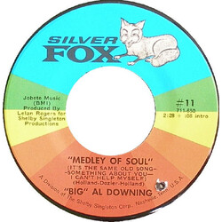 Al Downing Medley Of Soul USED VINYL 7INCH 45 RPM SINGLE