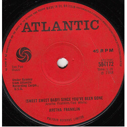 Aretha Franklin (Sweet Sweet Baby) Since You've Been Gone USED VINYL 7INCH SINGLE 45 RPM