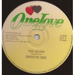 Sweetie Irie The Agony Vinyl 12" USED