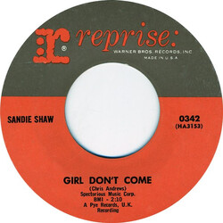 Sandie Shaw Girl Don't Come USED VINYL 7INCH SINGLE 45 RPM