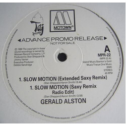 Gerald Alston Slow Motion USED VINYL 12INCH PROMO