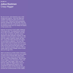 Julius Eastman Crazy Nigger Vinyl LP USED