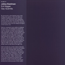 Julius Eastman Evil Nigger - Gay Guerrilla Vinyl LP USED