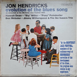Jon Hendricks Evolution Of The Blues Song Vinyl LP USED