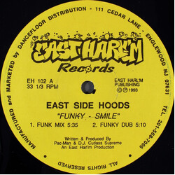 East Side Hoods Funky Smile / Dipity USED VINYL 12INCH 33 S RPM