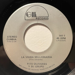 Fito Olivares Y Su Grupo La Viuda Millionaria USED VINYL 7INCH 45 RPM SINGLE STEREO