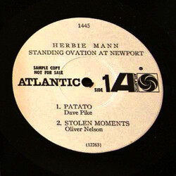 Herbie Mann Standing Ovation At Newport Vinyl LP USED