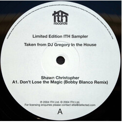Shawn Christopher / The Shadeaux Men Don't Lose The Magic / Spanish Storme USED VINYL 12INCH LIMITED EDITION SAMPLER