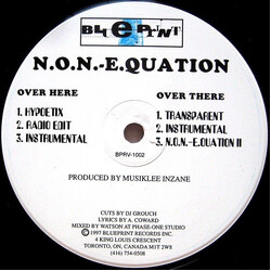 N.O.N.-E.Quation Hypoetix USED VINYL 12INCH