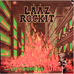 Laaz Rockit City's Gonna Burn Vinyl LP USED