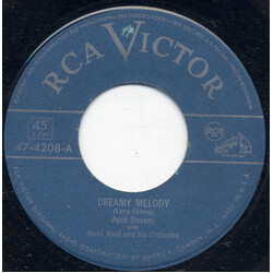 April Stevens / Henri René And His Orchestra Dreamy Melody / Gimme A Little Kiss, Will Ya Huh? USED VINYL 7INCH 45 RPM