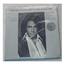 Neil Diamond His 12 Greatest Hits Vinyl LP USED