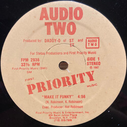 Audio Two Make It Funky / Top Billin' USED VINYL 12INCH 33 S RPM