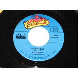 Neil Diamond Song Sung Blue / Gitchy Goomy USED VINYL 7INCH 45 RPM SINGLE REISSUE