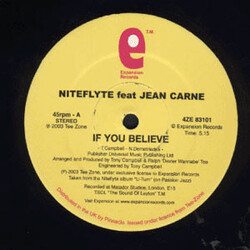 Niteflyte / Jean Carn If You Believe USED VINYL 12INCH 45 RPM